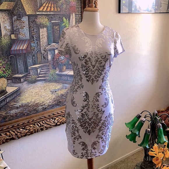 Worn once. Sparkling Cocktail dress - Picture 1 of 7